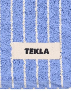 Tappetino bagno Clear Blue Stripes