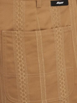 Tech & cotton Bermuda shorts
