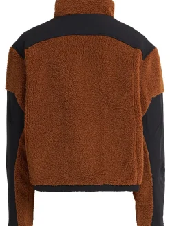 Teddy boxy zip up jacket