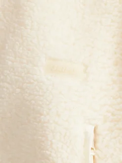 Teddy funnel neck cropped jacket
