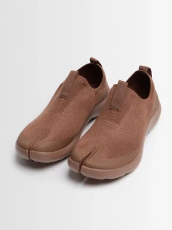 Tencel tabi slip-on sneakers