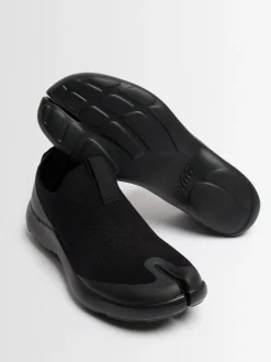 Tencel tabi slip-on sneakers
