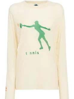 Tennis long sleeve cashmere sweater