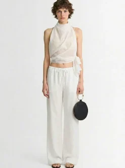Thea silk blend top