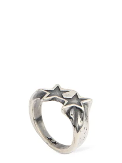 Tilted Icon silver ring