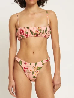 Top bikini Enelde stampato