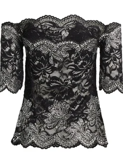 Top con spalle scoperte