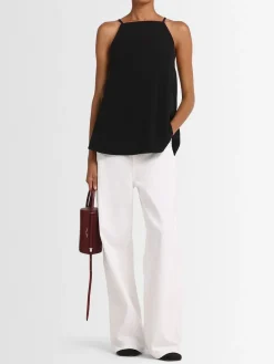 Top Ensley in crepe di viscosa