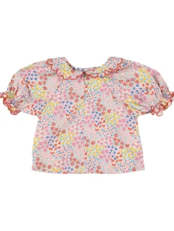 Top in cotone stampato