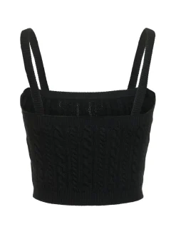 Top in maglia di lana