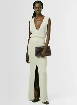 Top in maglia / scollo a V