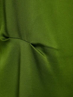 Top in raso drappeggiato