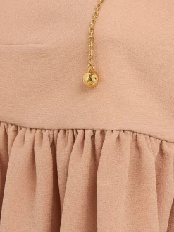 Top in seta georgette