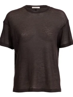 Top maniche corte Lila in maglia di cashmere