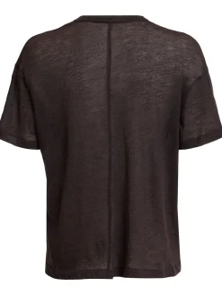 Top maniche corte Lila in maglia di cashmere
