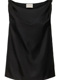 Top Remy in seta drappeggiata