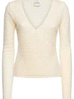 Top Romy manica lunga in maglia