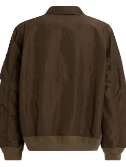 Treated nylon twill jacket