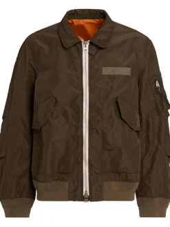Treated nylon twill jacket