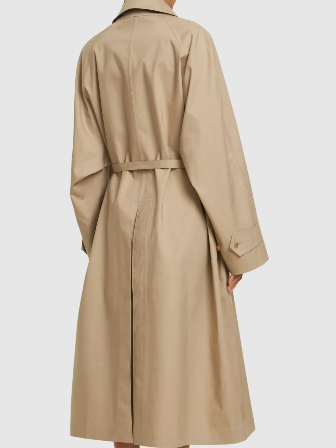 Trench impermeabile in cotone