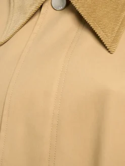Trench in tela di cotone con cintura