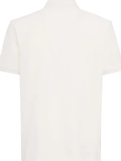 Tricolor-Trimmed cotton polo shirt