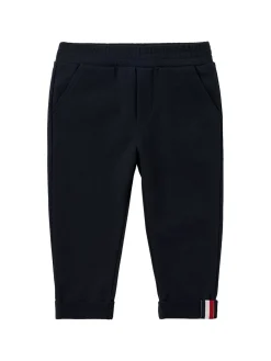 Tricolour-Trimmed cotton sweatpants