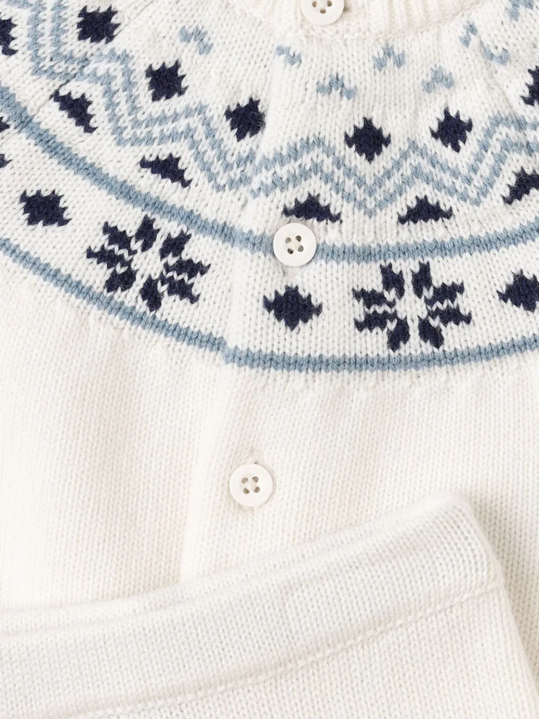 Tricot wool blend cardigan & pants
