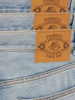 Triple layer flared jeans