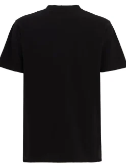 T-shirt a maniche corte in jersey di cotone crepe