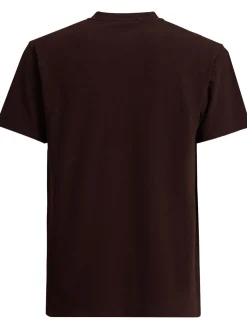 T-shirt a maniche corte in jersey di cotone crepe