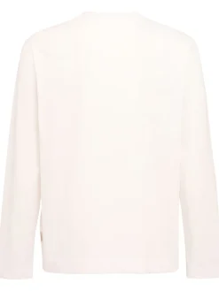 T-shirt a maniche lunghe in jersey di cotone
