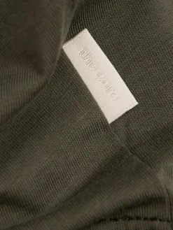 T-shirt a maniche lunghe in jersey di cotone