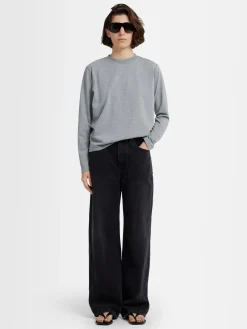 T-shirt a maniche lunghe Marlene in jersey