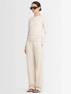 T-shirt a maniche lunghe Sofia in jersey stretch