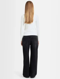 T-shirt a maniche lunghe Sofia in jersey stretch
