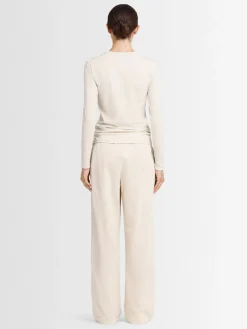T-shirt a maniche lunghe Sofia in jersey stretch