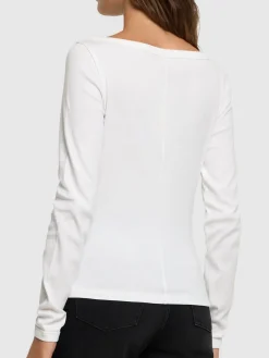 T-shirt a maniche lunghe Steffi in cotone