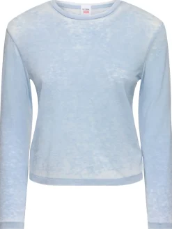 T-shirt boxy in misto cotone