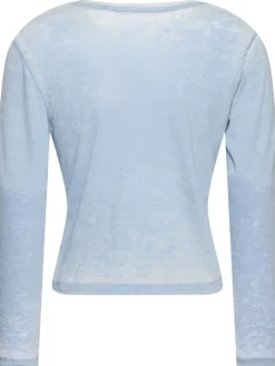 T-shirt boxy in misto cotone