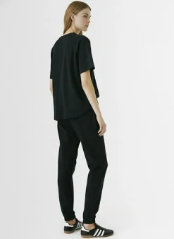 T-shirt boyfriend in misto cotone