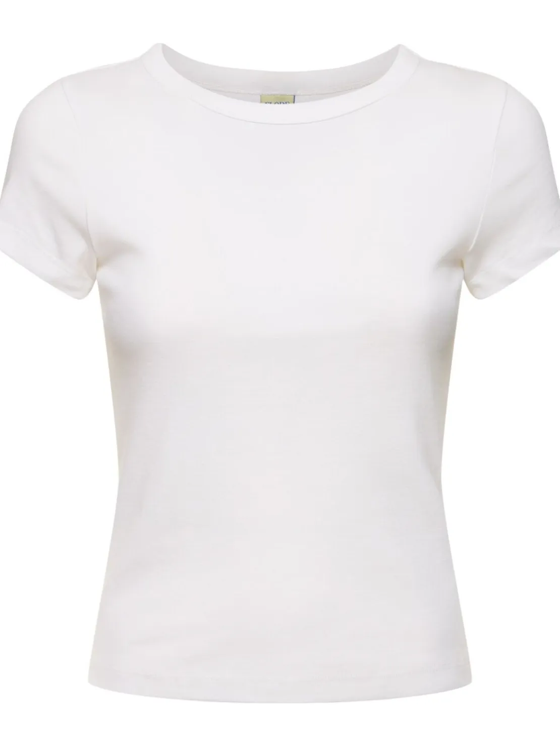T-shirt Car Baby Tee in cotone organico a costine
