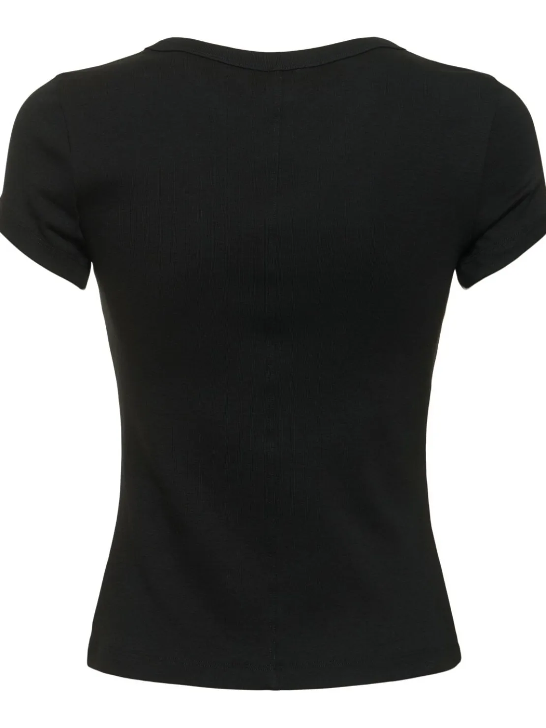 T-shirt Car Baby Tee in cotone organico a costine