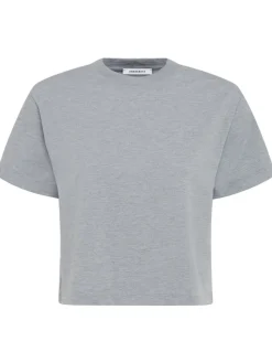 T-shirt cropped Greta in jersey di cotone