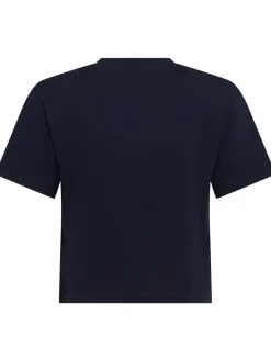 T-shirt cropped Greta in jersey di cotone