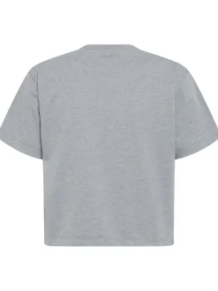 T-shirt cropped Greta in jersey di cotone