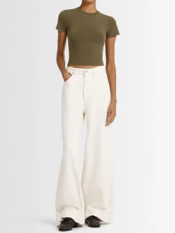 T-shirt cropped micro