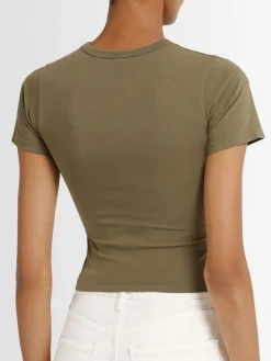 T-shirt cropped micro