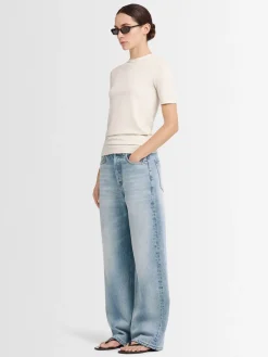 T-shirt Daisy in jersey di cotone stretch