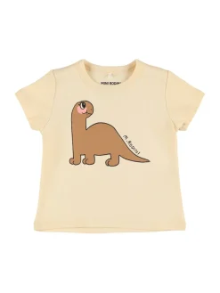 T-shirt Dinosaur in cotone biologico stampato